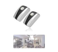 KUIDAMOS 2pcs 18KW Home Power Saver power saver ahorro de energía Smart Power Factor Saver Electricity Saving Box High Pin Round Plug con Capacidad Eléctrica, Prises standard