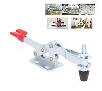 KUIDAMOS Abrazadera de Palanca de Liberación Rápida de Hierro, Herramienta de Abrazadera Manual Resistente para Soldadura y Láminas de Metal, 250 Kg
