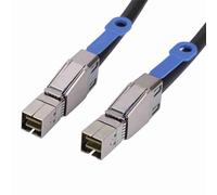 KUIDAMOS AIQ-YP19038 Cable de Conexión de Alta Velocidad MINISAS 4X para Centros de Datos y Computación en la Nube Cobre Chapado en Plata 1m