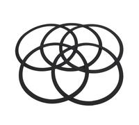 KUIDAMOS Anillos Envolventes para Altavoces Junta de Sellado de Espuma EVA de Alta Densidad para Subwoofers de Altavoces, Círculos de Espuma EVA Reductores de Ruido a Prueba de Golpes para