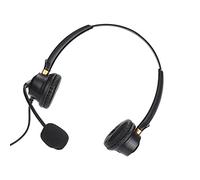 KUIDAMOS Auriculares Telefónicos con Micrófono Ajustables para una Comunicación Clara en Oficinas y Centros de Llamadas, Auriculares Comerciales con Control de Audio, Diseño Cómodo