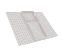 KUIDAMOS Bandeja de Reposabrazos de sofá, Portavasos de Silicona Suave Antideslizante para Aperitivos de café, Cómoda Bandeja de Brazo de sofá para Uso Doméstico en Sala de Estar (Beige)