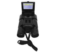 KUIDAMOS Binoculares LCD de 2,4 Pulgadas Telescopio Pantalla LCD Binoculares Digitales con Cámara, 1080P 12x32 5MP Video Grabadora de Fotos Binoculares Digitales Cámara para Ver Bird Football Game