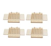 KUIDAMOS Calendario de Madera de Bricolaje, Juguete Educativo para Niños, Kit de Manualidades de Calendario Perpetuo para Diversión en el Aula, Tamaño 19,5x12 Cm, 12 Piezas