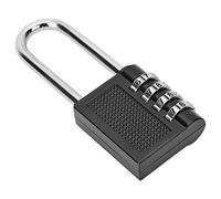 KUIDAMOS Candado con Contraseña de Aleación de Zinc de 4 Dígitos para Puerta, Ventana, Gabinete, Maleta, Cerradura Codificada Anticorrosión para Seguridad en Viajes, Tamaño Mini para Equipaje