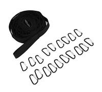 KUIDAMOS Colgador de Cordón para Acampar Al Aire Libre, Correa de Almacenamiento Duradera para Colgar Equipos de Campamento para Campamentos, Jardines, Cobertizos, 5,56 M de Longitud