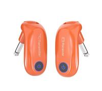 KUIDAMOS Conjunto de Receptor y Transmisor de Guitarra Inalámbrico Latencia Ultrabaja Plug and Play para Guitarra Eléctrica Bajo Transmisión en Tiempo Real para Músicos Material ABS (Naranja)