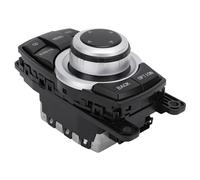 KUIDAMOS Controlador de Interruptor Multimedia Joystick Material ABS Premium Perilla de Control Multimedia para F07 F10 F01 F02, Plug and Play para Serie 5, Conducción Cómoda y Segura