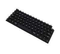 KUIDAMOS Funda de Teclado para Portátil OS X, Funda Protectora de Silicona Elevada, Protector de Escritura Apto para Uñas para Pro 14/16/Air 13/15, Material de Primera Calidad (Negro)