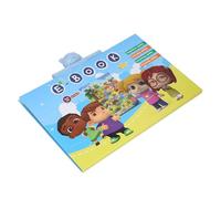 KUIDAMOS Gráfico de Pared Interactivo del Alfabeto con Luces de Colores para una Experiencia de Aprendizaje Divertida para Niños a Partir de 2 Años, Póster Educativo ABC Recargable para Niños en