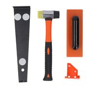 KUIDAMOS Herramientas para Pisos Laminados Mazo de Doble Cara Duradero Barra de Tracción Resistente Bloque para Golpear para Uso Doméstico y Profesional Juego de 23 Piezas
