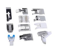 KUIDAMOS Juego de Prensatelas, 11 Piezas, Piezas de Repuesto Duraderas para Máquinas de Coser para Manualidades y Proyectos de Bricolaje