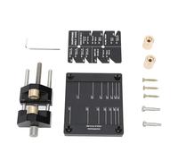 KUIDAMOS Kit de Afilado de Cinceles con de Guía de Bruñido Profesional con Accesorio de ángulo Ajustable para Entusiastas de la Carpintería Acero Inoxidable Duradero 11 Piezas