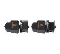 KUIDAMOS Kit Hotend de Extrusora de Impresora 3D, Boquilla de Acero Endurecido Integrada de Alto Flujo Eficiente para Lab H2D H2D Combo, 2 uds.