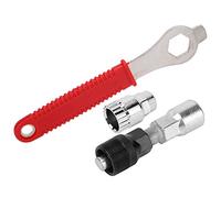 KUIDAMOS Llave de Casete para Bicicleta de Montaña, Herramienta de Reparación de Volante de Bicicleta Resistente y Duradera para Ahorrar Mano de Obra, Acero para de Montaña y de Carretera