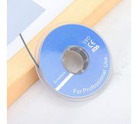 KUIDAMOS Manga de Alambre de de Ortodoncia Diseño de Deslizamiento Suave Accesorio de Prevención de Olores para Uso Profesional 5 M 16,4 Pies Plata (Plata)