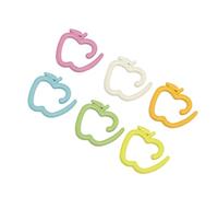 KUIDAMOS Marcadores de Puntada, Anillos de Bloqueo de Ganchillo de Metal Coloridos para Proyectos de Tejido, Juego de 24 Piezas para Entusiastas de las Manualidades (Fruta colorida en forma)