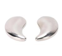 KUIDAMOS Máscara de Ojos de Acero Inoxidable, Paquetes de Enfriamiento Duraderos, Fríos y Calientes Debajo de los Ojos para Aliviar la Hinchazón, Todas las Edades, 2 X 1,1 X 0,4 Pulgadas