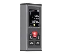KUIDAMOS Medidor de Distancia Láser Digital USB Recargable Duradero para Uso Profesional Herramienta de Medición de 120 M (SW-DR60)