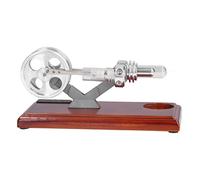 KUIDAMOS Modelo de Motor Stirling, Juguete Educativo para Niños, Proyectos de Física, Diseño de Aleación de Aluminio, 18 X 9 X 9 Cm
