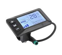 KUIDAMOS Panel de Control de Pantalla LCD para Bicicleta Eléctrica Fácil de Instalar con Conector de 5 Pines para Observación en Tiempo Real de los Datos de Conducción