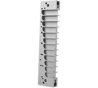 KUIDAMOS Peine de Armónica Aleación de Aluminio Ligera y Pulida Fina para 270D Peine de Repuesto para 270, LA12, Placas de Caña TOOTS, Oro, Plata, 84 G, Accesorios de Armónica (Plata)