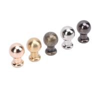 KUIDAMOS Pernos de Tornillo de Botón de Metal Sólido para Billetera de Cinturón, Fácil Instalación, Uso Diario, Decorar Bolsa, 5 Piezas para Fanáticos de Remaches de Artesanía de Cuero