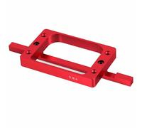KUIDAMOS Plantilla de Bisagra de Puerta de Aleación de Aluminio, Kit de Plantilla de Enrutador de Bisagra de Puerta Eficiente para una Instalación Suave, Se Adapta a 3,5 Pulgadas de Longitud, Radio