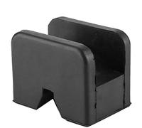 KUIDAMOS Protector de Riel de Marco para Almohadilla de Goma, Evita Que Se Doble para Cruze, Color Negro, 1 Unidad