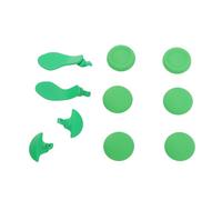 KUIDAMOS Reemplazo de Controlador de Juego Empuñaduras y Paletas Cómodas con Control Mejorado para Jugadores Caucho Acero Inoxidable para Controlador de Juego Inalámbrico (Verde)