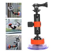 KUIDAMOS Soporte Universal para Cámara Deportiva con Ventosa para Coche para / 7/6/5, Soporte Fuerte para Disparos Largos, para Coche/Barcos/Motocicletas, ABS Negro