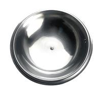 KUIDAMOS Tapa Alta Redonda para Sartén de Acero Inoxidable con Vidrio Transparente para las Necesidades de Cocina del Hogar y el Restaurante (34 cm/13,38 pulgadas)