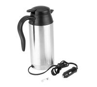 KUIDAMOS Taza de Acero Inoxidable para Hervidor de Agua Eléctrico de Coche de 750 Ml para Termos de Viaje, Taza Segura y Aislada para Viajes por Carretera, Calefactora de 12 V para Uso en Coche