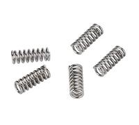 KUIDAMOS Tuercas de Tornillos de Perilla de Resorte de Nivelación de Acero Inoxidable con Rosca M3 para Impresora 3D, Piezas Duraderas de Tamaño Compacto para Impresora 3D, 5 Unids/set