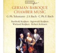 Kohnen, Robert Kuijken, Bartold - Musica De Camara Del Barroco Aleman: Telemann, Bach, J.S., Bach, C.P.E. / Kuijken, Kohnen / Accent Plus