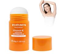 KUIRUNRX Crema blanqueadora con vitamina C, perfume sólido, eliminación de olores, hidratante, corrector de manchas, aclara y cuida la piel (40 g)