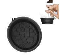 KUIRUNRX® Cuenco facial para Hielo, Plegable Cuenco de Hielo de Silicona Cara con Bandeja de Hielo Integrada, Portátil para el Cuidado Piel para Aliviar la Terapia de Frío de la Piel