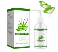KUIRUNRX® Gel de Aloe Vera, Crema de Aloe Vera After Sun, Alivio Instantáneo para la Piel Quemada por el Sol, Hidratante Facial y Corporal, 100 ml