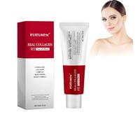 KUIRUNRX® Mascarilla de Colageno, Bio Collagen Mask, Hidrate Su piel con una Mascarilla Hidratante de Noche para Todo Tipo de Pieles, Reducir las Líneas Finas, Hidratante (50G)