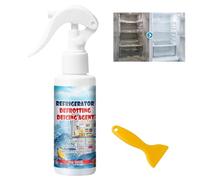 KUIRUNRX® Spray Descongelador para Congelador y Nevera, Limpiador Descongelante Rápido 120ml, Neutraliza Olores, Ayuda a Ahorrar Energía, Válido para Todo Tipo de Neveras