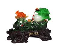 KUISDEYI Feng Shui pi xiu Estatua decoración artesanía Lucky Pixiu Decoración for su Sala de Estar Oficina Boss Boss Decoración del hogar Decoración de la casa Regalos Figura(L)