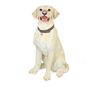 KUISDEYI Super Simulation Dog Satique Sala de Estar y colección de jardín Resina Escultura de Animales Regalo de jardín Decoración al Aire Libre Duradera Duradera Figura