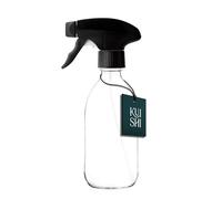 Kuishi Clear Glass Spray Bottle 300ml [Pack of 1], Small Glass Spray Bottles for Cleaning, Water Spray Bottle for Hair, for use as a Plant Mister and for Gardening (BPA-Free)