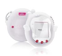 Kuitmor - Carcasa de silicona para Tamagotchi Uni, funda protectora integral con pegatinas decorativas y colgante de acrílico (translúcido (para liso)