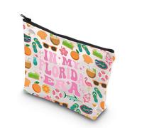 KUIYAI Bolsa de cosméticos Florida Holiday Gift in My Florida Era, bolsa de maquillaje de viaje, En la era de Florida, moda