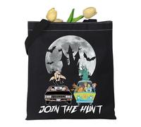 KUIYAI Bolsa de lona inspirada en la serie de televisión Winchester Brothers, Join The Hunt, para compras, escuela, viajes, Únete al Huntuk, Large
