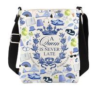 KUIYAI Bolso bandolera inspirado en la película de princesas inspirado en la película para los fans (Queen Never Late)