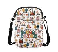 KUIYAI Bolso cruzado de psicología escolar, regalo de psicólogo escolar, regalo de psicólogo registrado, regalos para educadores especiales (normalCurveUK)