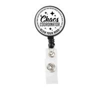 KUIYAI Chaos Coordinator Inspired Badge Reel Assistant Principal Gift Boss Leader Gift (Blow Your Mind)