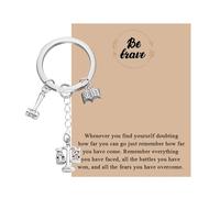 KUIYAI Llavero de abogado, escuela de derecho, escalas de justicia, regalo inspirador, Be Brave Lawyeruk, S